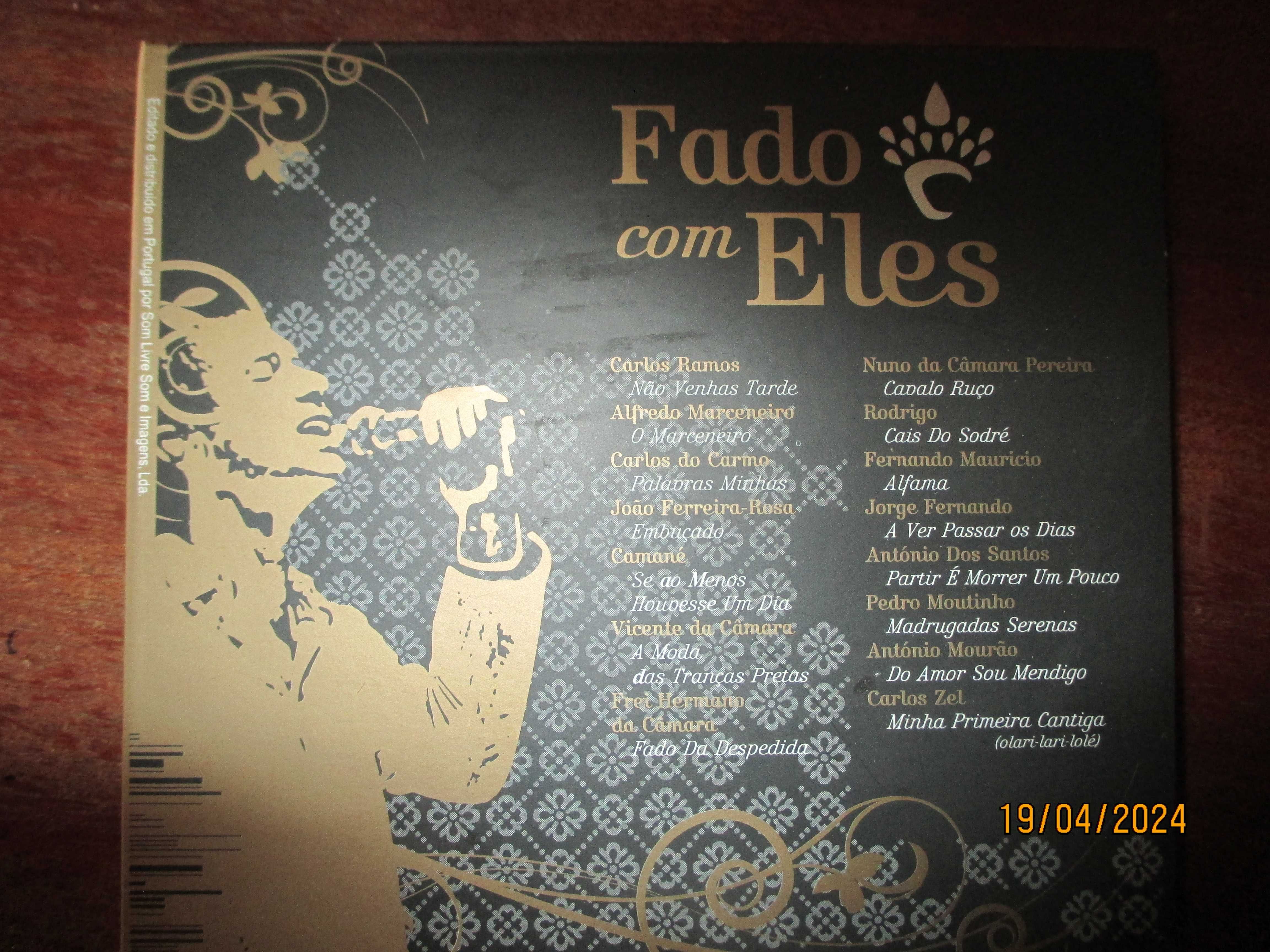 CD - Fado com eles - Fado com elas (duplo)