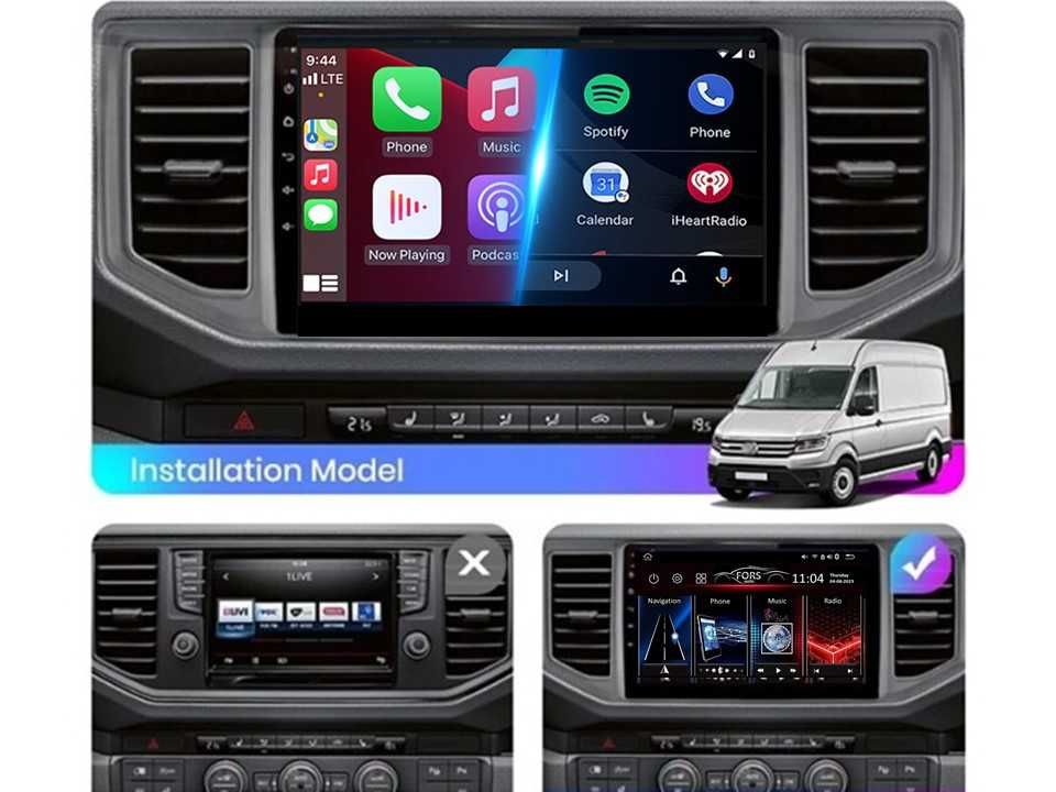 Radio samochodowe Android Volkswagen Crafter (10.1") 2017.-2021