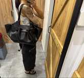 Torba shopper Mandel Lotus All Black