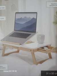 Nowy Składany stolik pod laptopa Regulacja nachylenia Szufladka