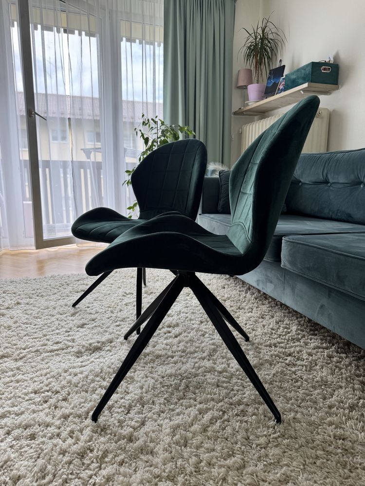 Piekne mietowe zaslony 2.50 cm wysokie komplety