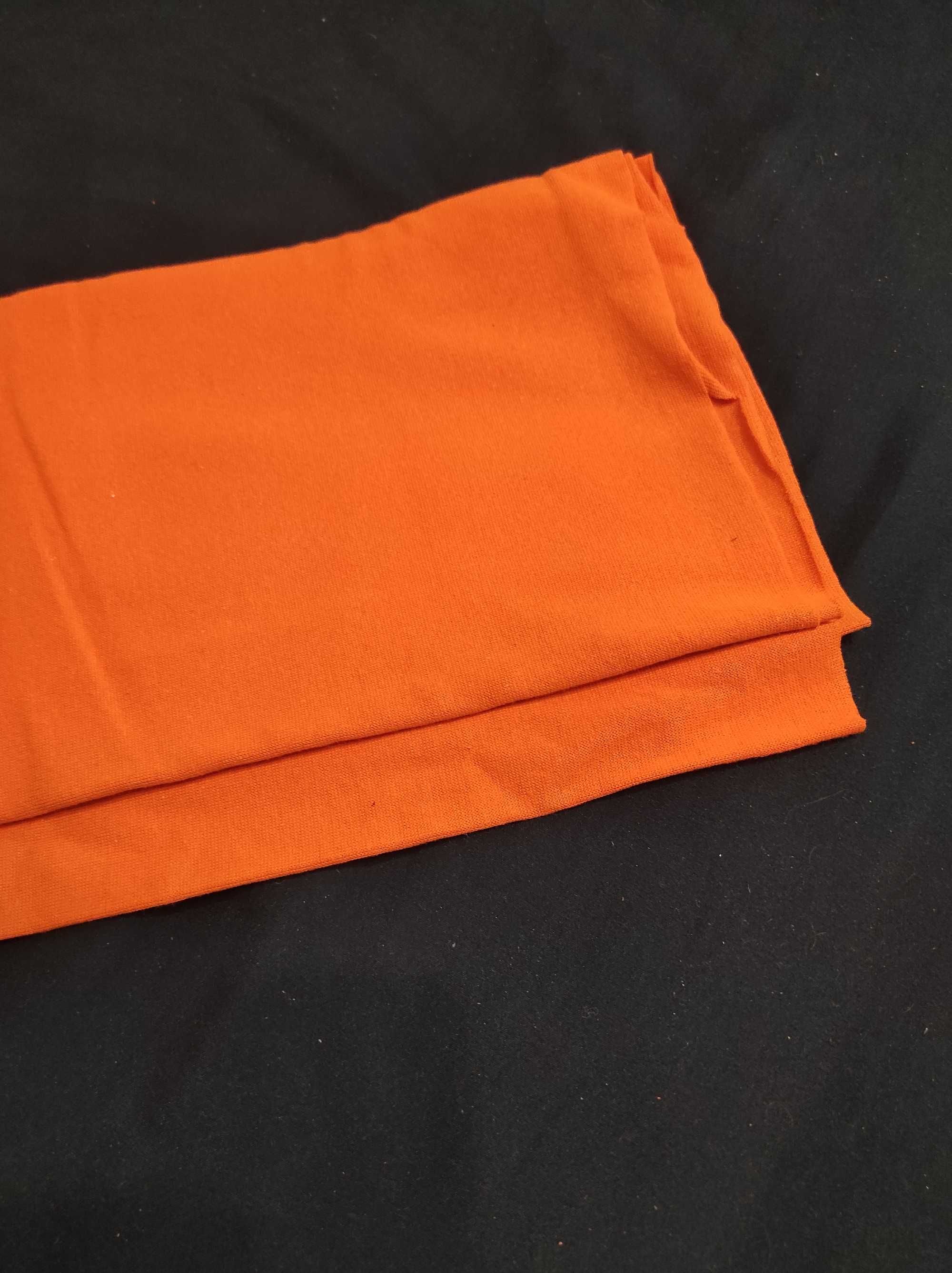 Качественная оранжевая ткань 100х160 см