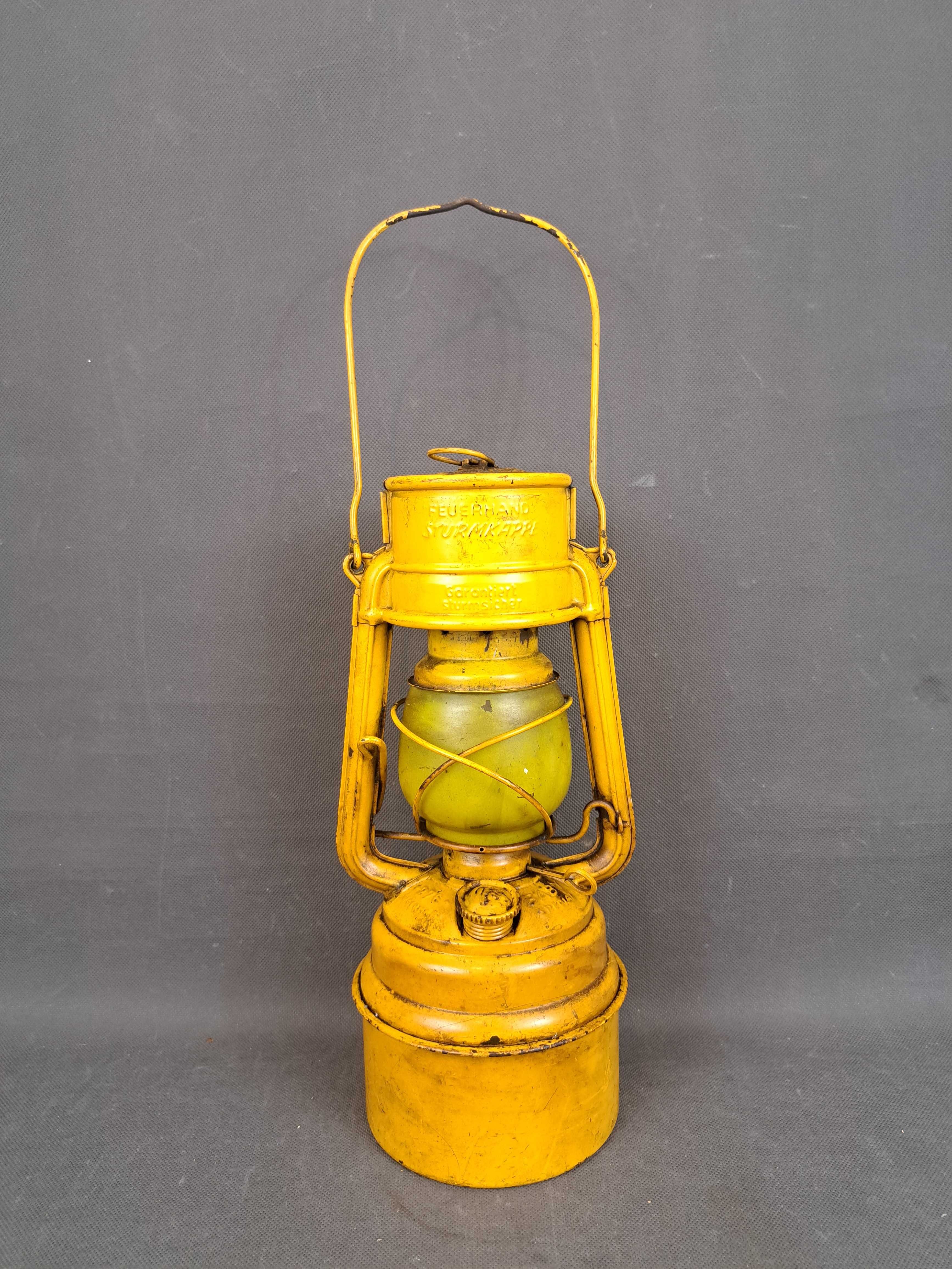 Stara, górnicza lampa naftowa Feuerhand 276