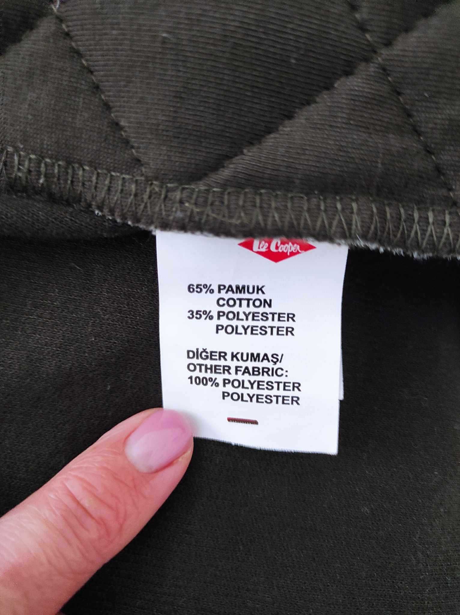 Bluza męska Bomberka Lee Cooper Wojskowa Zieleń/Khaki rozmiar S