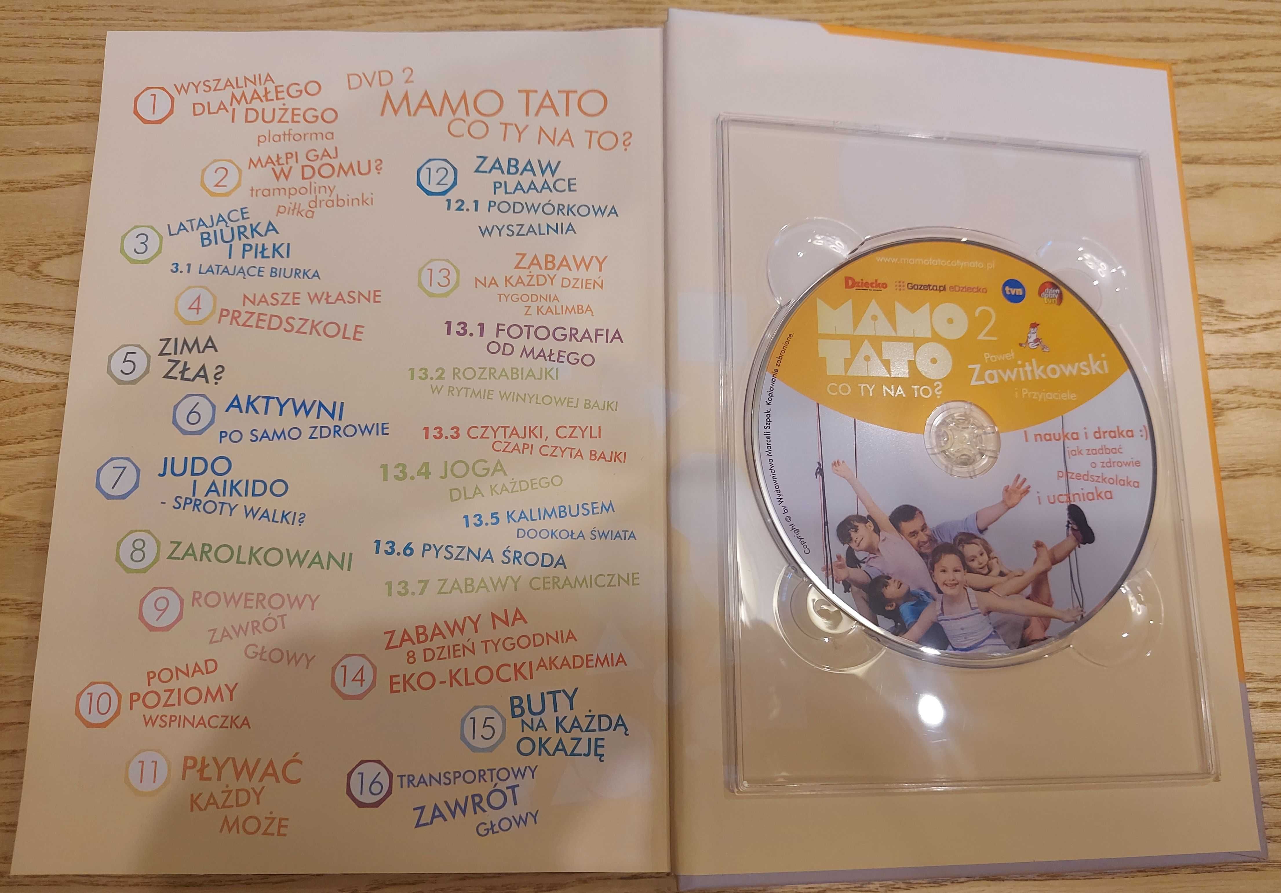 Mamo tato co Ty na to? cześć I i II (2 książki + 2 DVD)