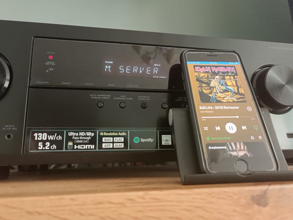 Pioneer VSX 529 Amplituner amp iOS Android FM CD BD DVD HDMI 4K 60p