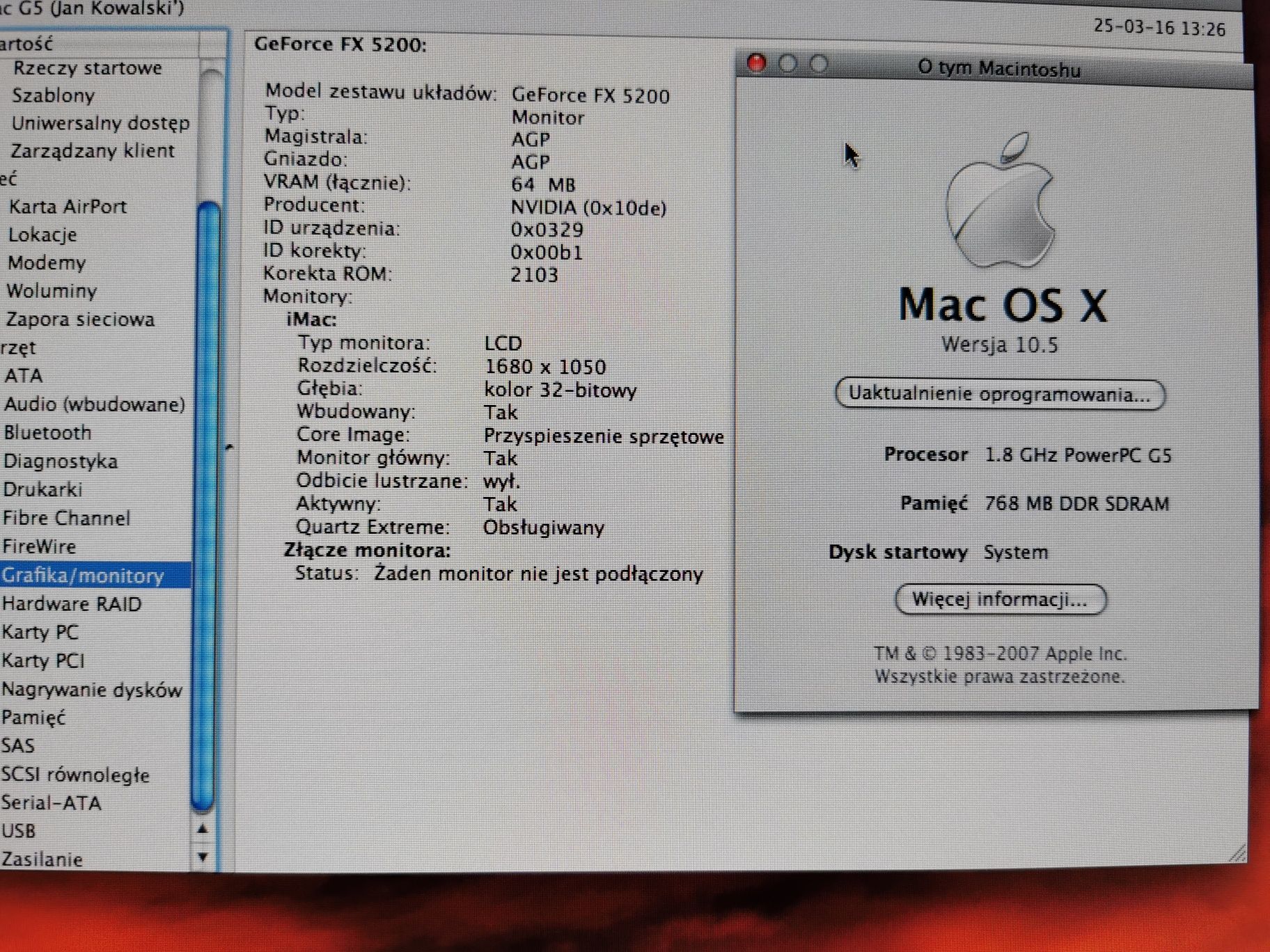 Apple iMac G5 PowerPC A1076