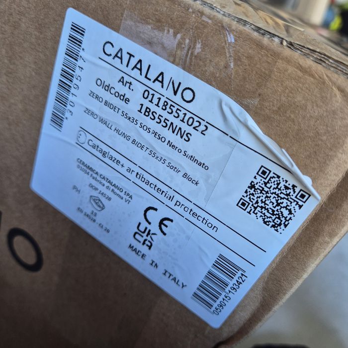 Catalano Zero bidet wiszący czarny mat