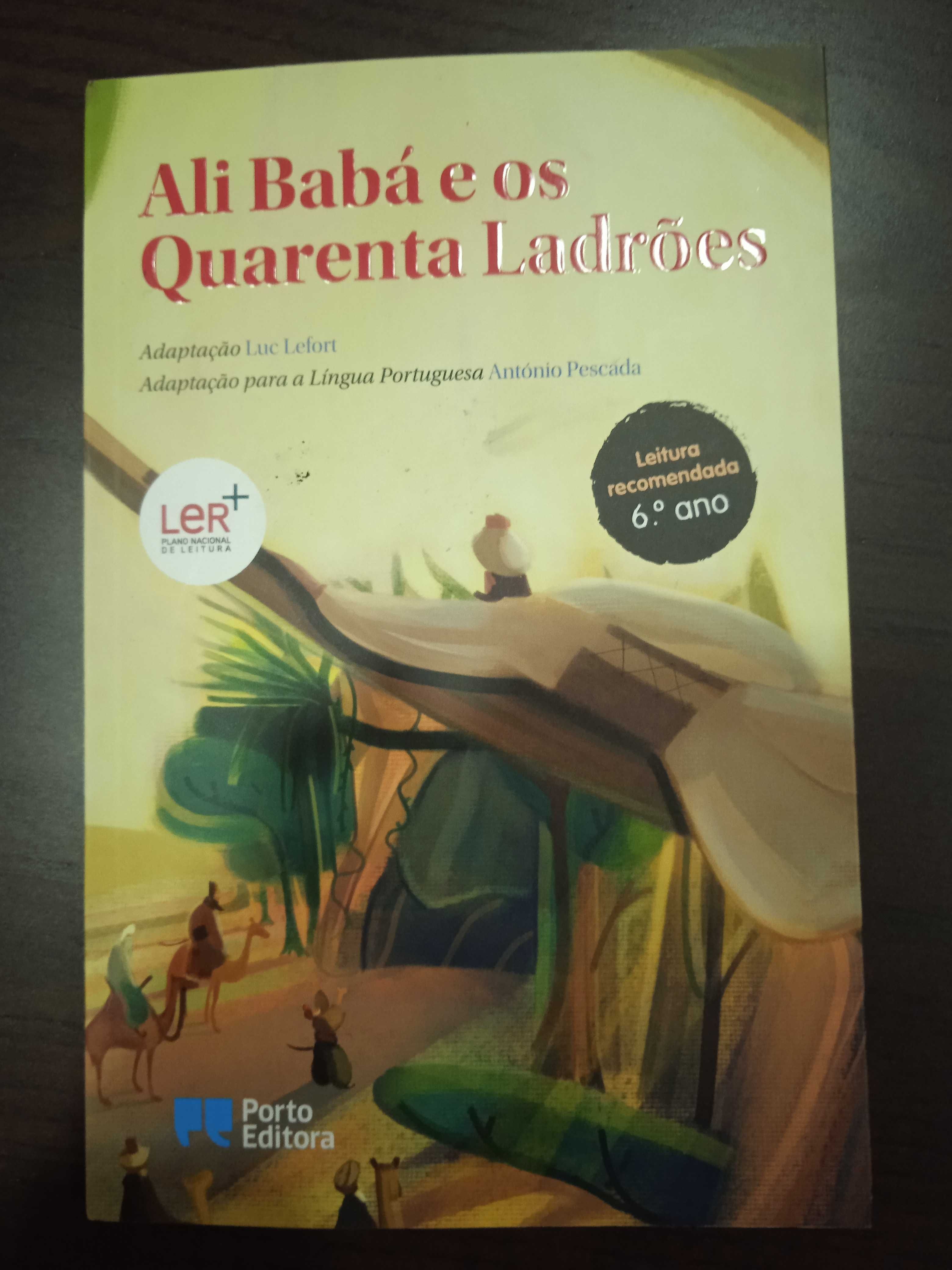 Livros Ler+ 6ºAno - Robinson Crusoé  e  Ali Babá e os Quarenta Ladrões