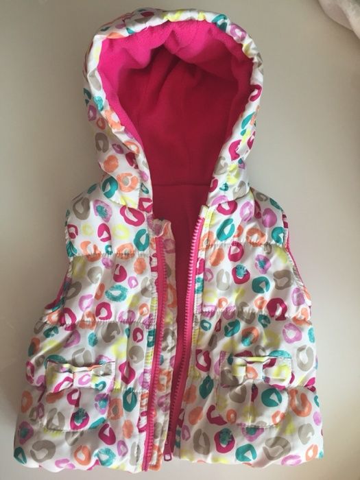 Bezrękawnik Kamizelka Polar George 6/9m wiosna/lato/jesień Kolorowy