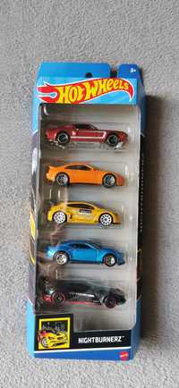 Hot Wheels samochody 5 sztuk resoraki samochodziki zestaw