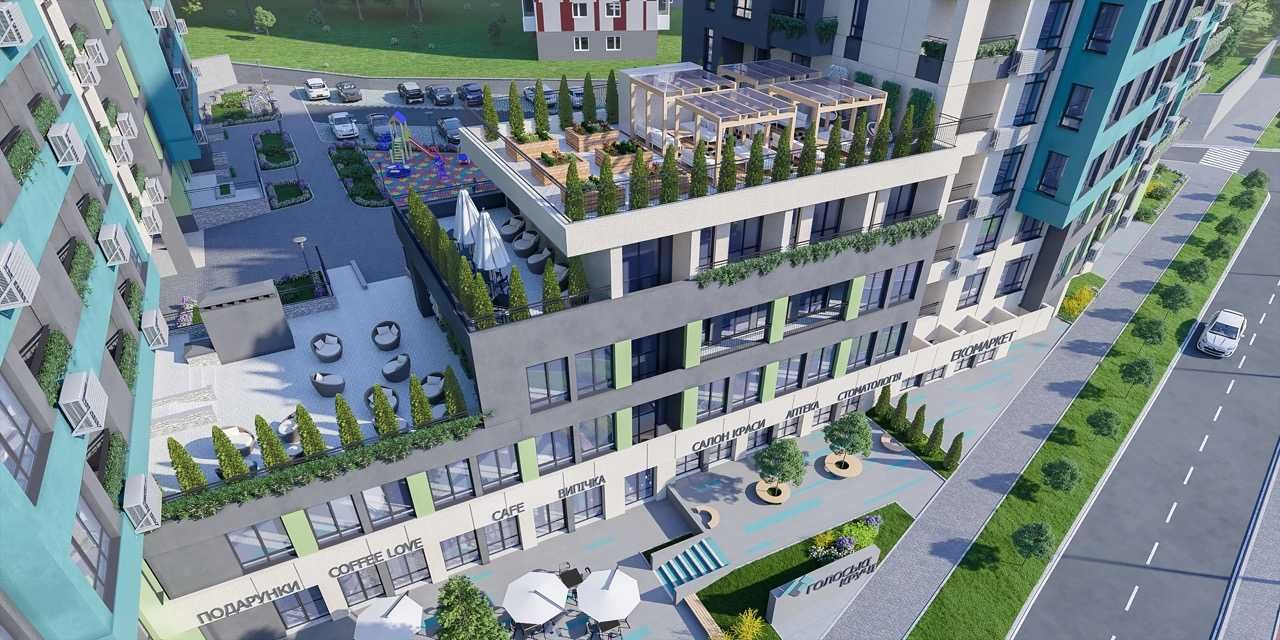 Продаж приміщення 70.8м.кв, від забудовник без комісії 1 поверх