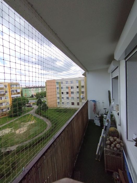 Montaż siatki na balkon dla kota/przeciw ptakom: W MAX 5 DNI ROBOCZYCH