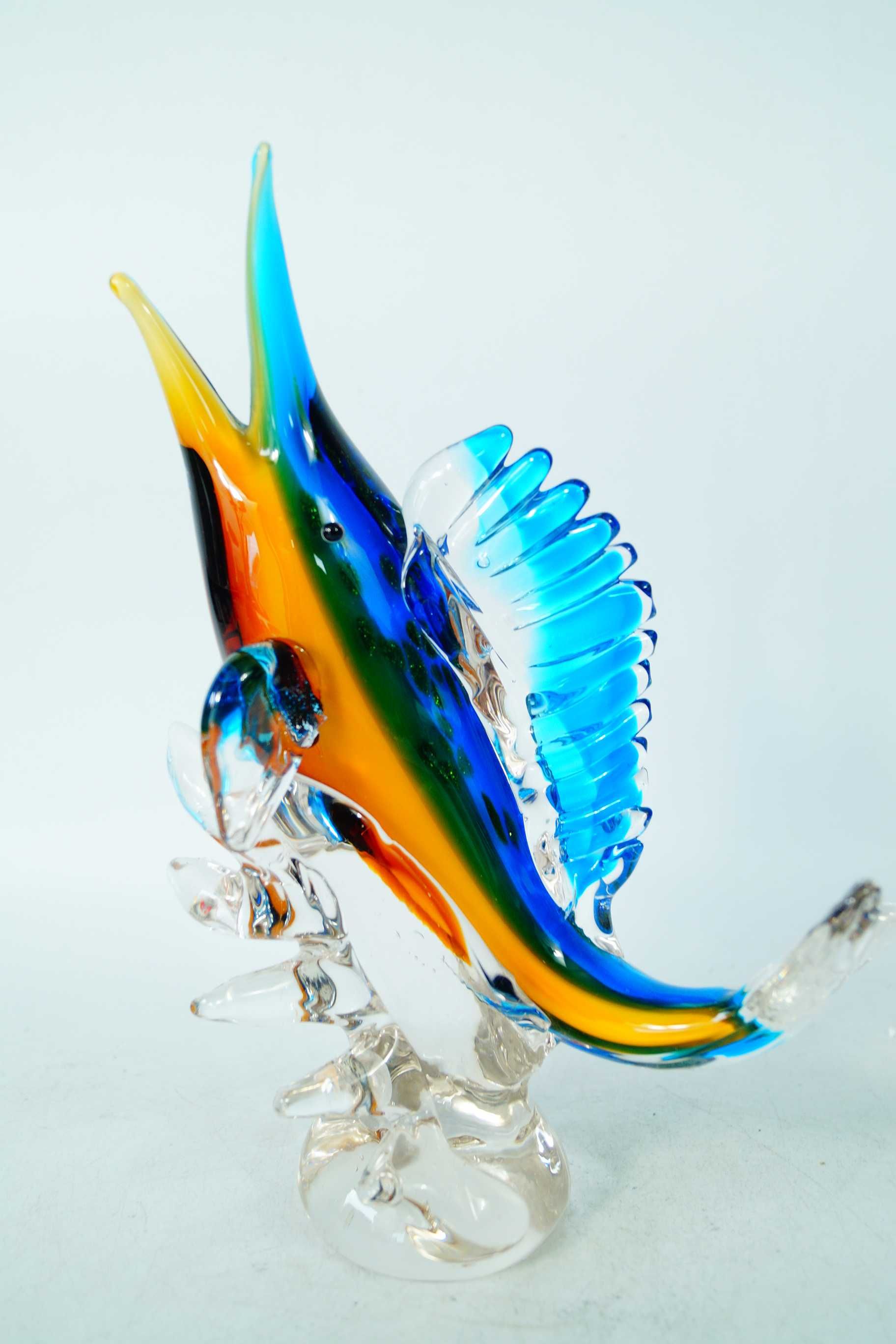 Figura szklana MURANO style piękne kolory RYBA