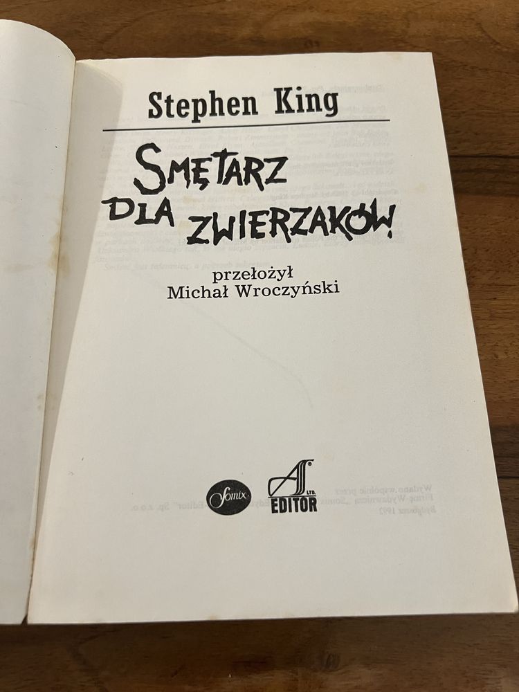 Smętarz dla zwierzaków - Stephen King