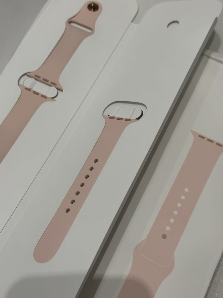 Pasek zegarka Apple Watch Rose Pink Sand Sport Band NEW różowy brudny