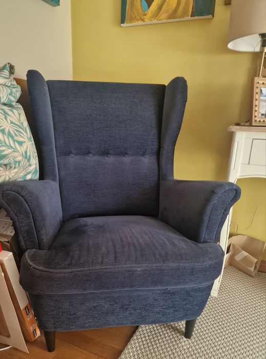 Poltrona / Cadeirão Ikea azul escuro