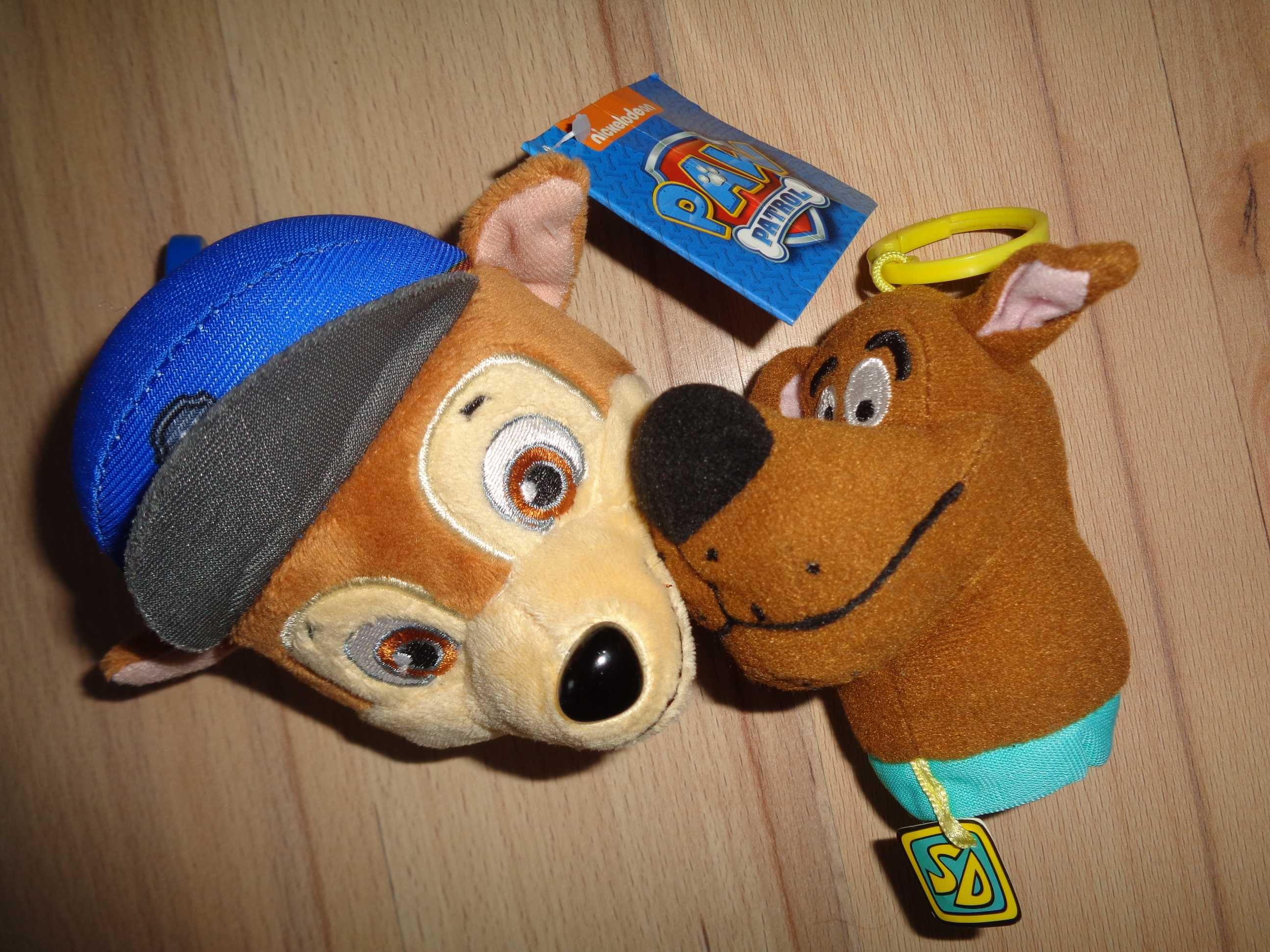 2x NICKELODEON Paw Patrol + Scobby Doo pluszowy OKAZJ brelok breloczek