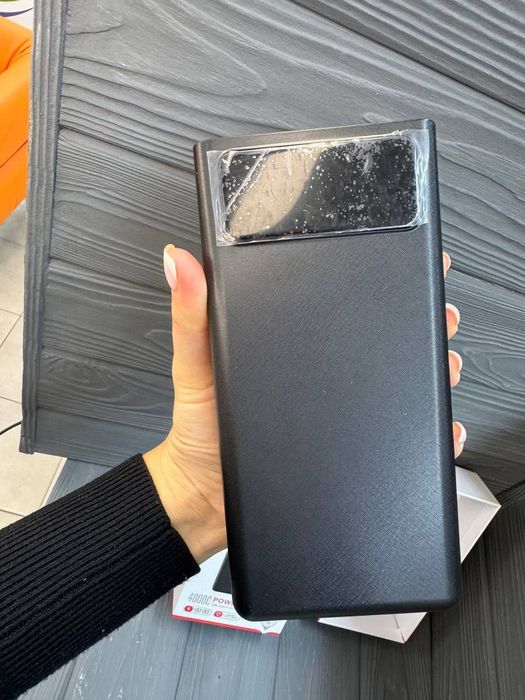 НОВА- XO 40000mAh Black 22.5w PD+Фонарик+Кабели встроєні Гарантія 6м