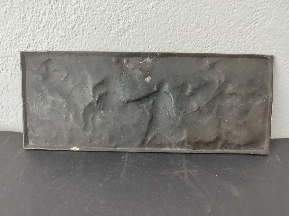 Placa em estanho cobreado