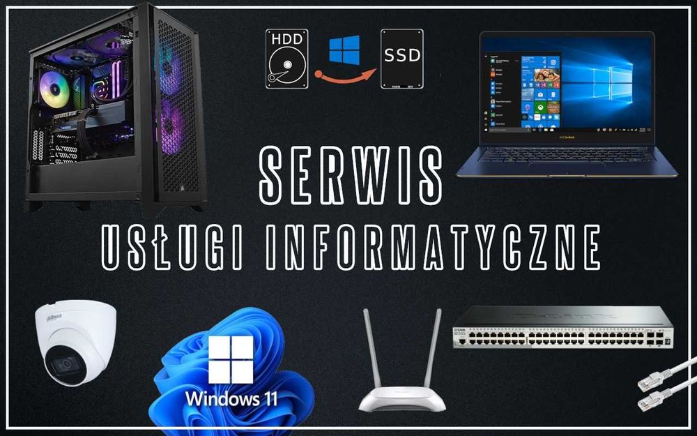 Usługi Informatyczne Serwis Monitoring Alarmy Wideodomofony