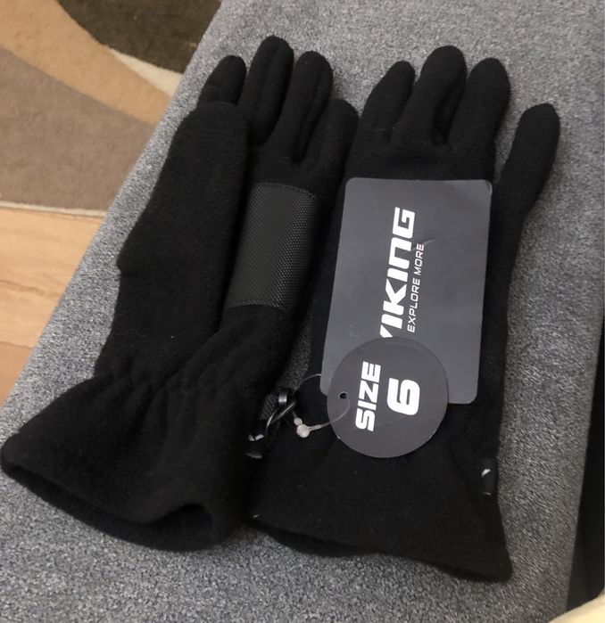 Rekawiczki  czarne rozm. 6