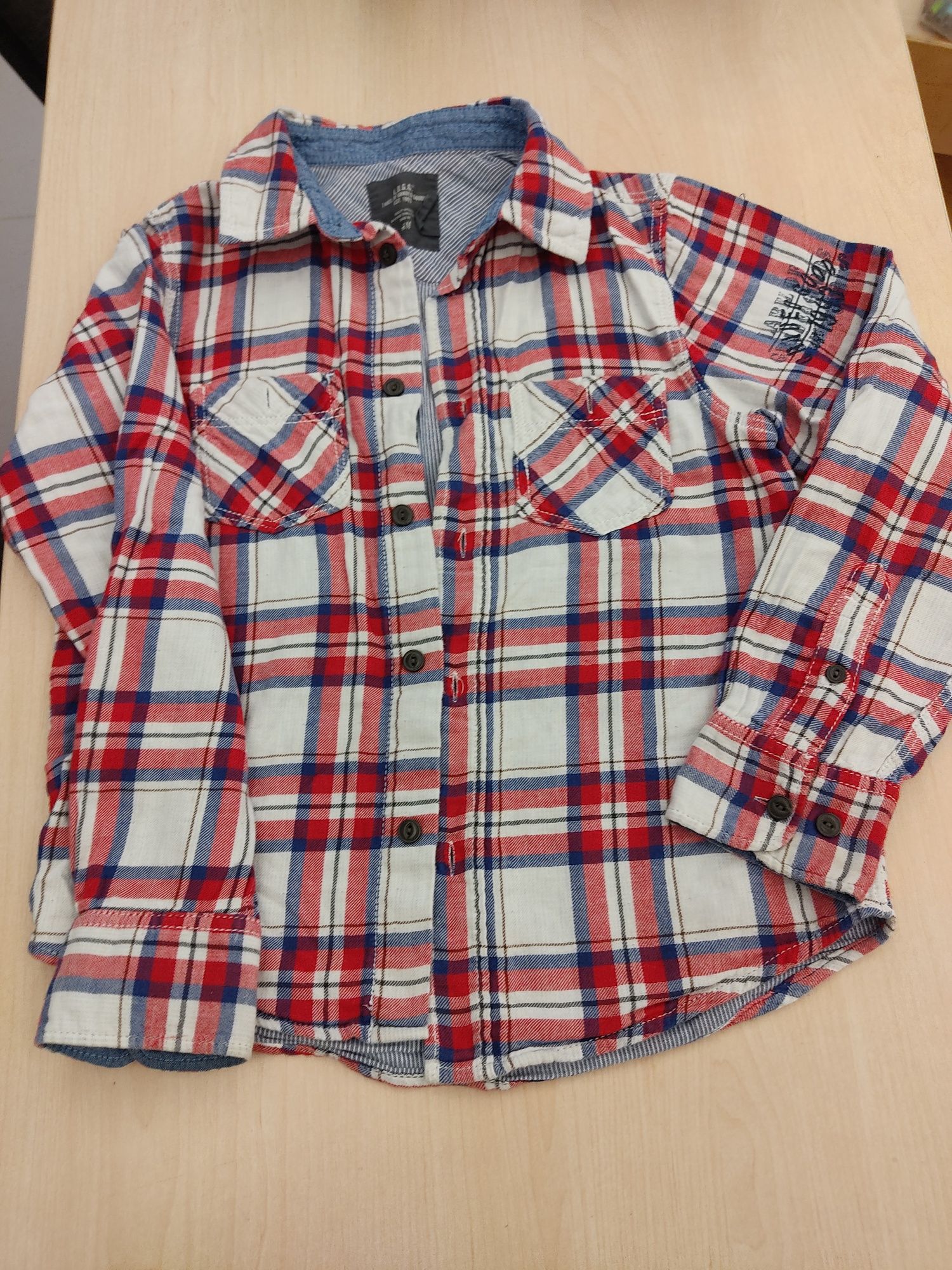 Koszula chłopięca, flanelowa. Rozmiar 146. H&M