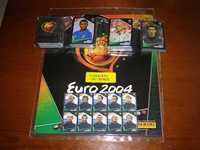 Cadernetas Euro 2004 + 10 Mini cromos Dinamarca ( Completa por colar )