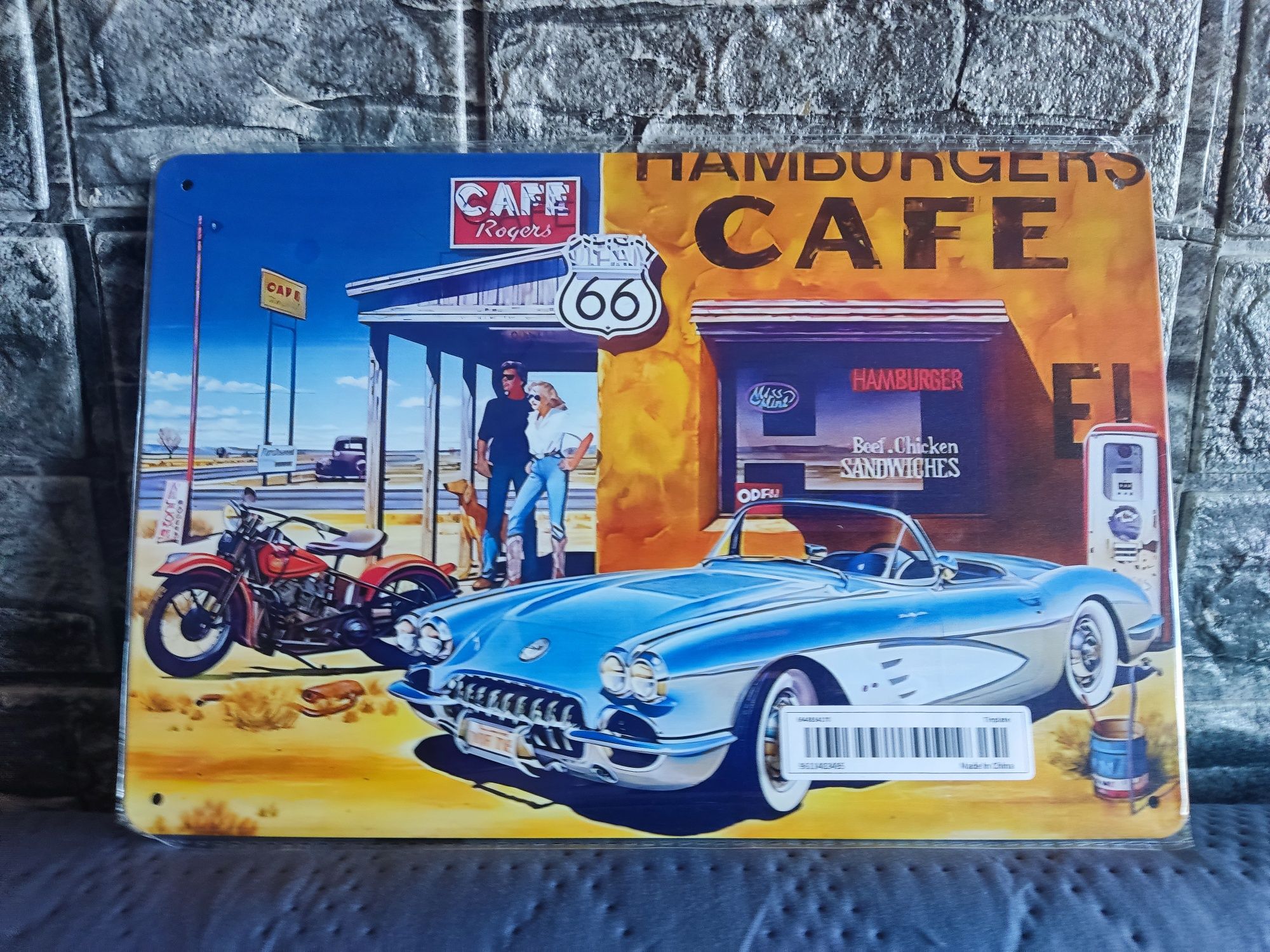 Placa Metálica 20x30cm Cidades II