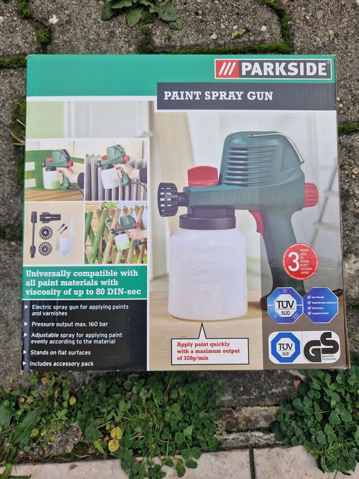 Elektryczny Pistolet Malarski Parkside PFS 100 B2 - 100W - Nowy
