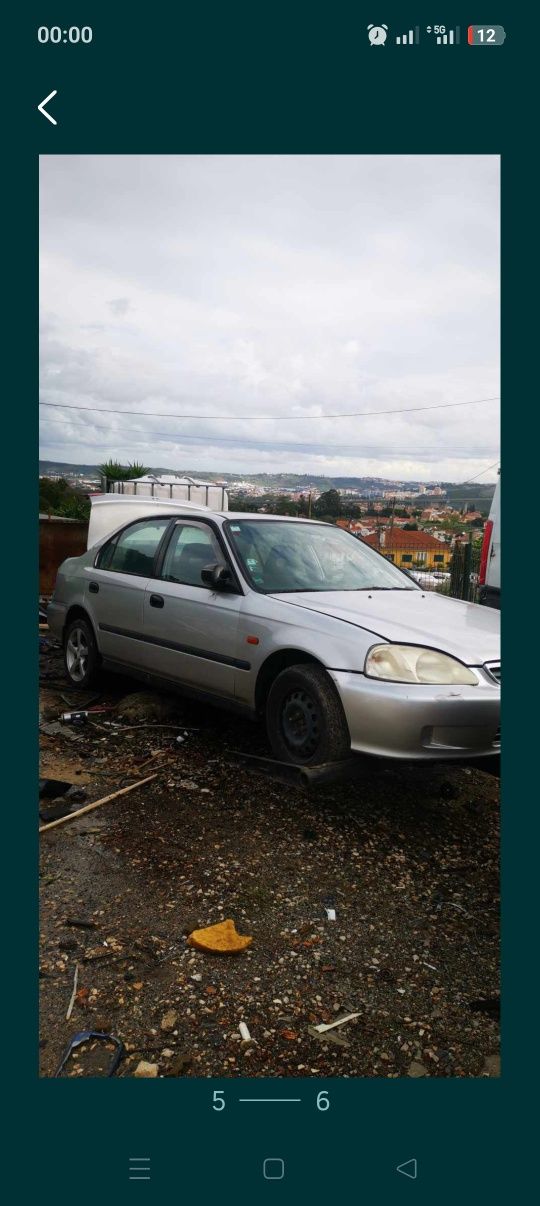 Honda civic 1.5 Gasolina so peças