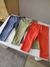 3x legginsy Tchibo 3/4 rozmiar 128/134 j.nowe