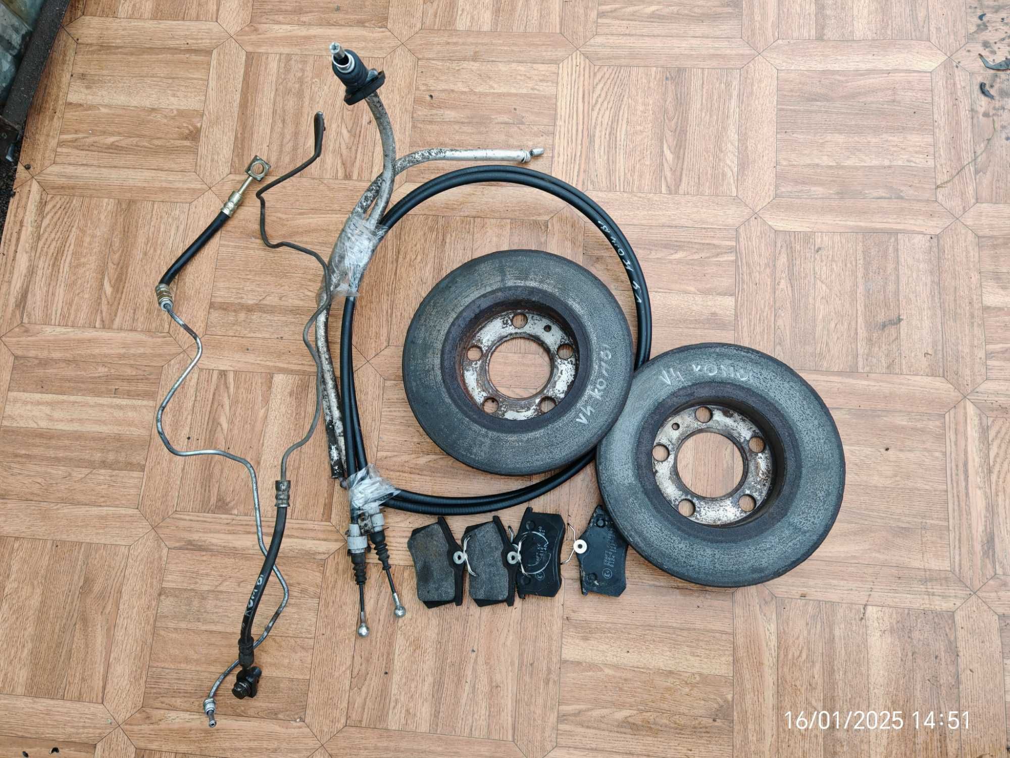 Volkswagen Golf IV Tarcze hamulcowe klocki przewody tył