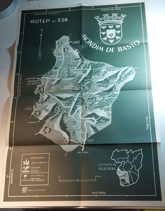 Mondim de Basto - Roteiro ROTEP | Incluí Mapa Desdobrável