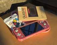 Nintendo Switch Lite + Сумка + Чохол + Захисне скло + накладки на стік