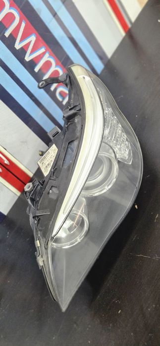 Lewa lampa przod bmw e60 e61 Lift lci lift soczewka H7