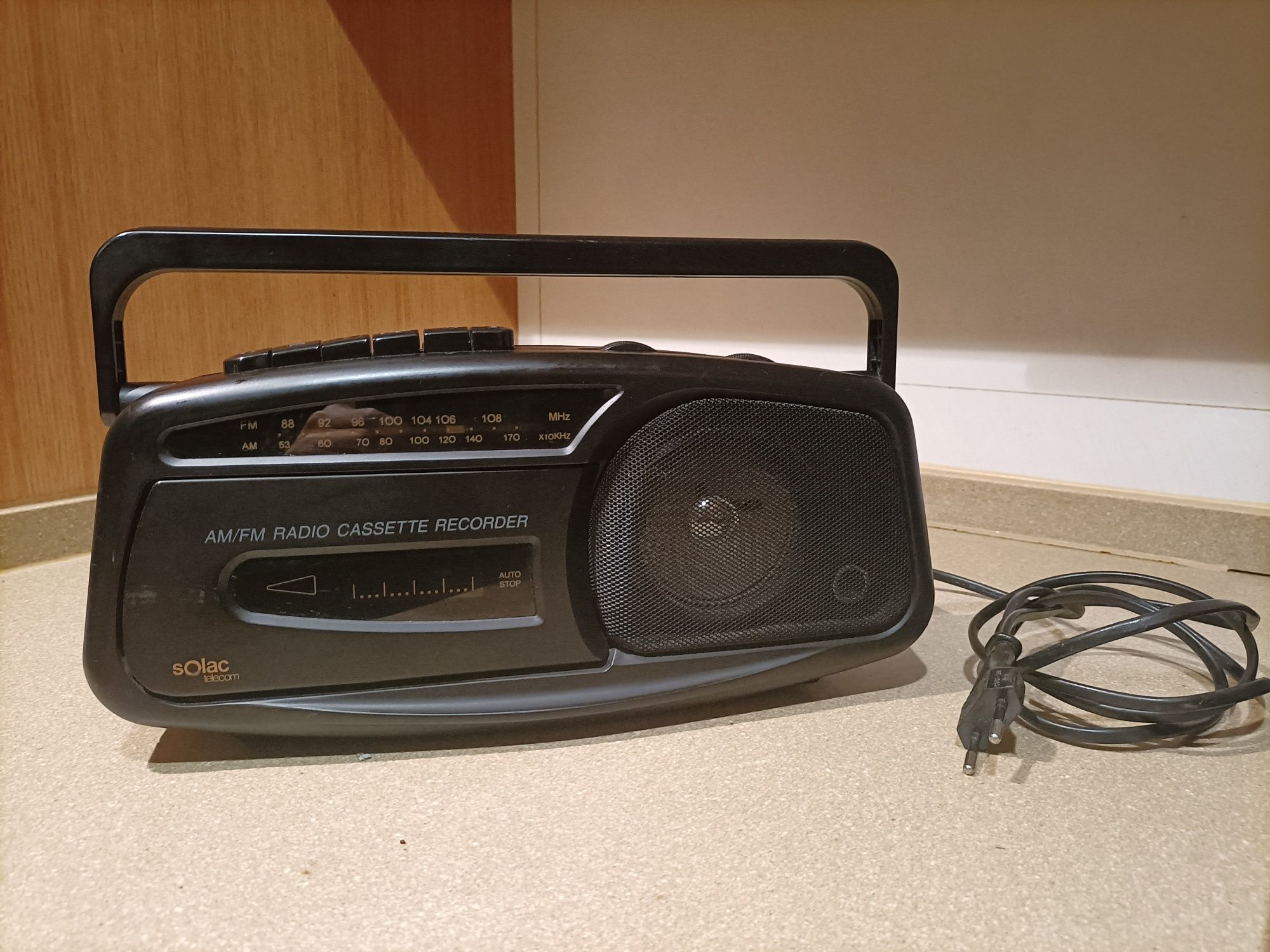 Radio cassete gravador Solac Telecom