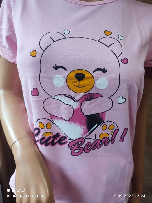 Piżama damska rozmiar L bawełna, długie spodnie