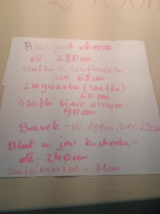 Sprzedam meble kuchenne z okapem oraz zlewem