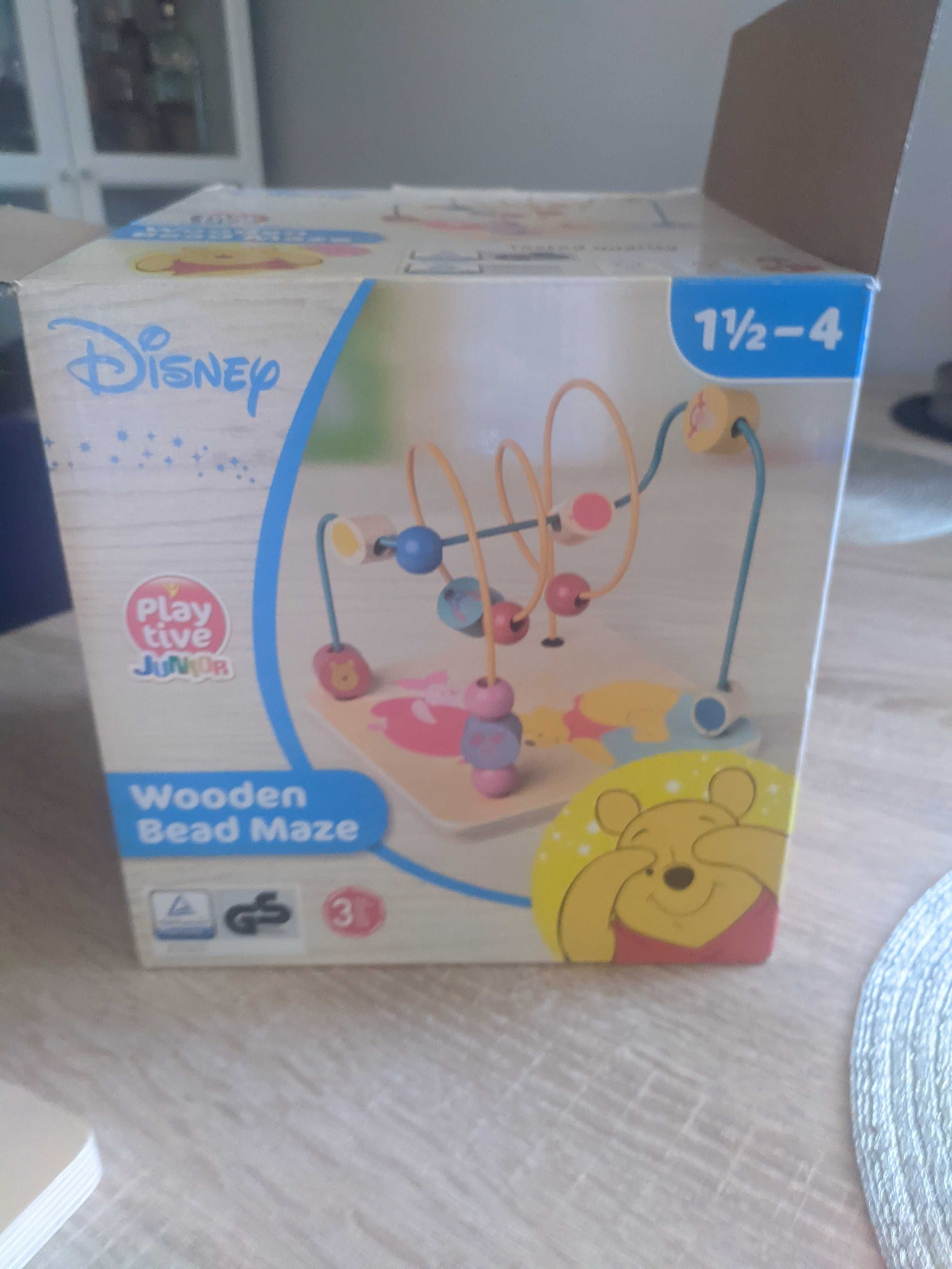 Przeplatanka Disney Kubuś Puchatek zabawka edukacyjna drewniana