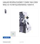 Stycznik termik silnika msc-d 16 5.5, 7.5kW