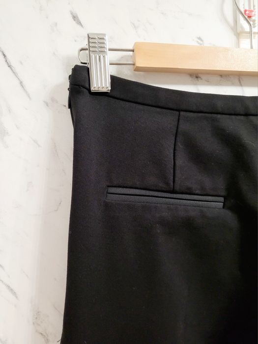 Eleganckie spodnie cygaretki dzwony premium suwaki po bokach styl prep