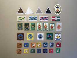 Emblemas/ insignias/ distintivos gerais escuteiros