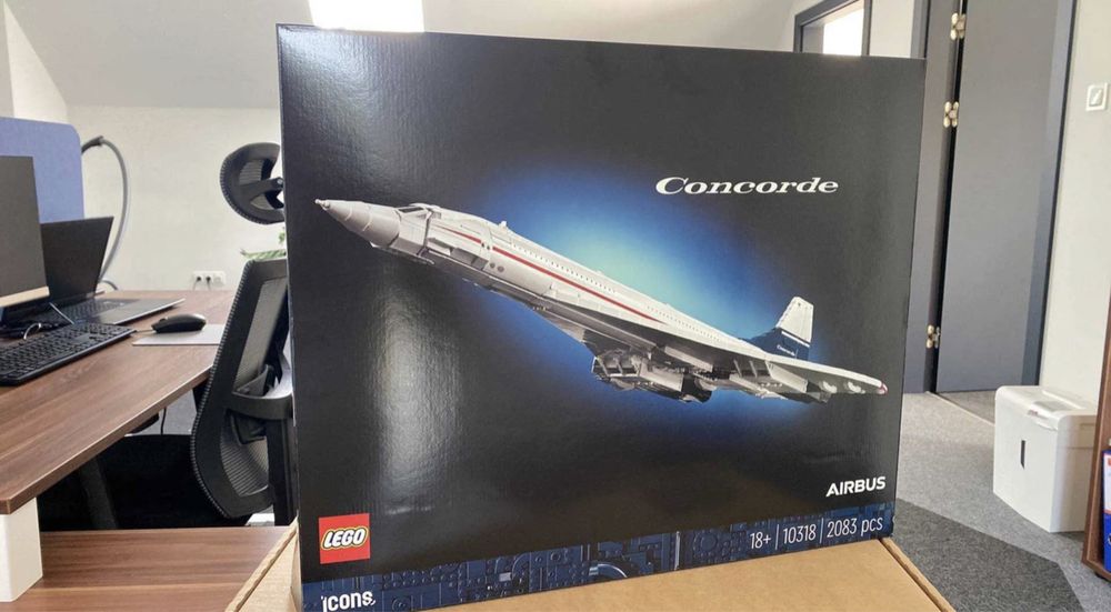 Новий Конструктор Lego Icons 10318 Concorde Airbus 2023! New!