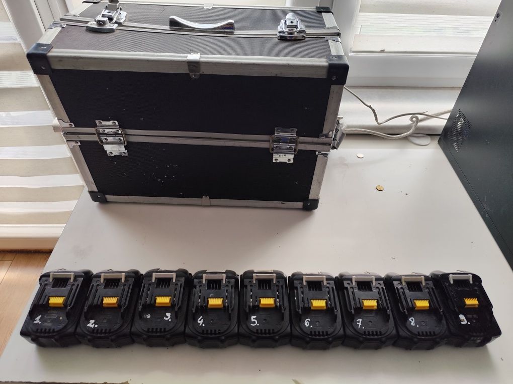 Akumulatory zestaw baterie Makita 18v bl1830 bl1850 oryginały testo