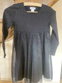 Sukienka tiulowa z brokatem 128