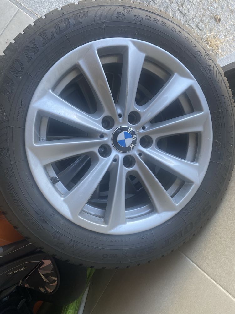 4 jantes e pneus BMW com sensores