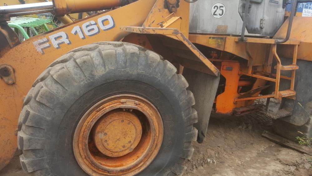 ładowarka fiat hitachi fr160 felga opona 23.5-25 kompletne koło ładne