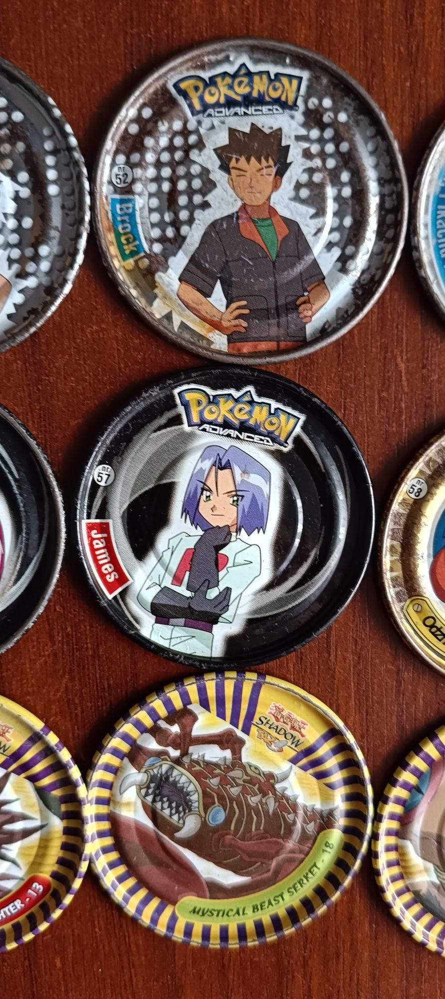 Pokemon yu gi oh big metal tazo