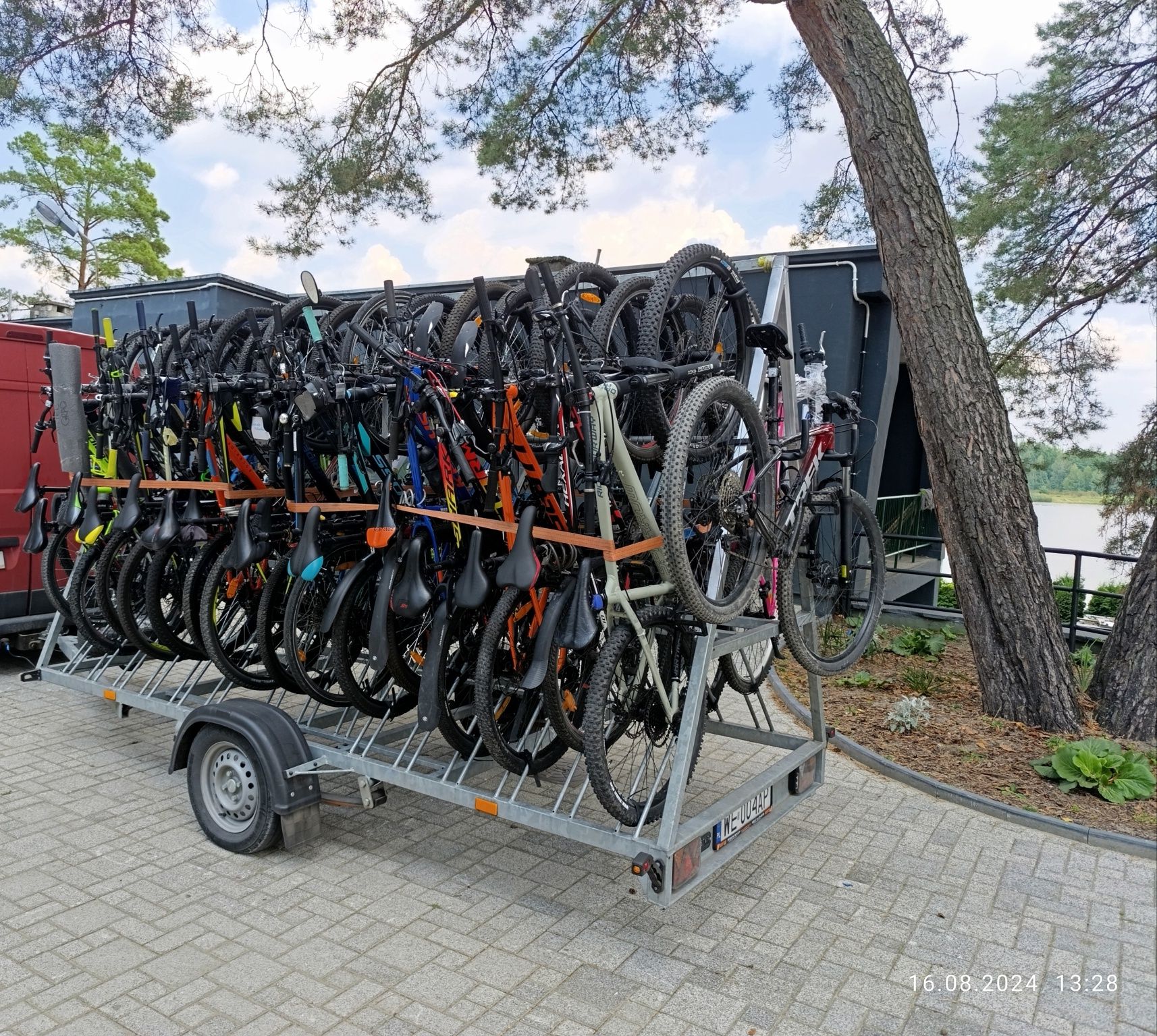 Przyczepka 32 rowery wynajem lub transport
